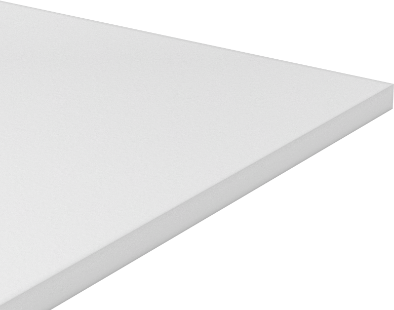 Büyük Boy Kimyasal Dayanıklı Kaygan PTFE Levha, 6" x 6" x 3/16"
