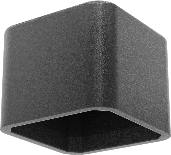 Polietilen Kare Kapaklar, 5/8“ Uzunluk x 5/8” Genişlik Dış Çap için
