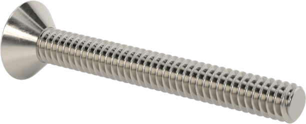 18-8 Paslanmaz Çelik Torx Düz Başlı Vidalar, Torx Plus, 2-56 Diş Boyutu, 3/4" Uzunluk