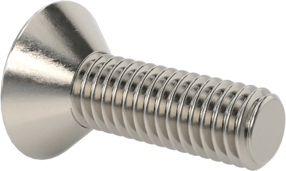 18-8 Paslanmaz Çelik Torx Düz Başlı Vidalar, Torx Plus, 10-32 Diş Boyutu, 5/8" Uzunluk