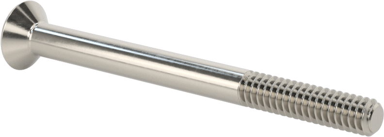 18-8 Paslanmaz Çelik Torx Düz Başlı Vidalar, Torx Plus, 1/4"-20 Diş Boyutu, 3" Uzunluk