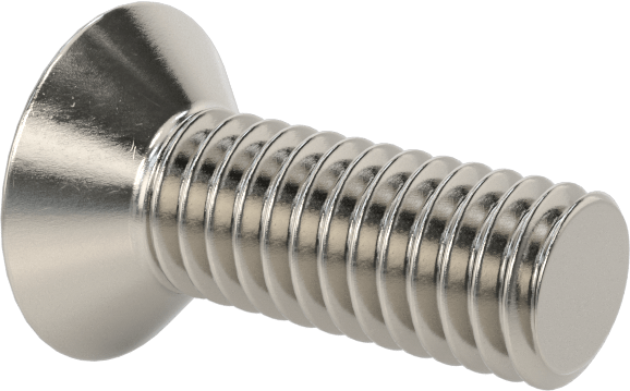 18-8 Paslanmaz Çelik Torx Düz Başlı Vidalar, Torx Plus, M4 x 0,7 mm Diş Boyutu, 12 mm Uzunluk