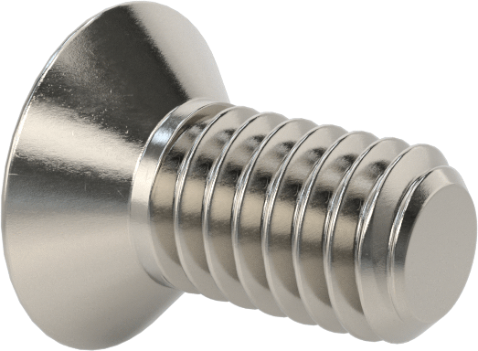 18-8 Paslanmaz Çelik Torx Düz Başlı Vidalar, M2,5 x 0,45 mm Diş Boyutu, 5 mm Uzunluk