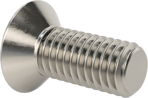 18-8 Paslanmaz Çelik Torx Düz Başlı Vidalar, M5 x 0,8 mm Diş Boyutu, 12 mm Uzunluk