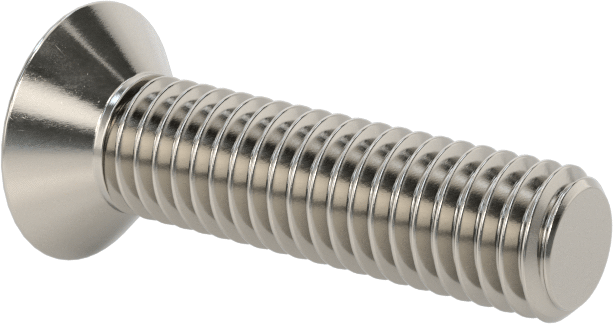 18-8 Paslanmaz Çelik Torx Düz Başlı Vidalar, M5 x 0,8 mm Diş Boyutu, 20 mm Uzunluk