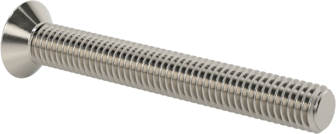 18-8 Paslanmaz Çelik Torx Düz Başlı Vidalar, M5 x 0,8 mm Diş Boyutu, 40 mm Uzunluk