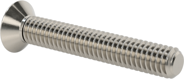 18-8 Paslanmaz Çelik Torx Düz Başlı Vidalar, M2,5 x 0,45 mm Diş Boyutu, 16 mm Uzunluk
