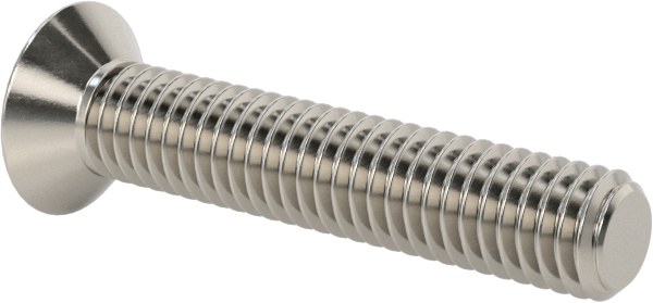 18-8 Paslanmaz Çelik Torx Düz Başlı Vidalar, M3 x 0,5 mm Diş Boyutu, 16 mm Uzunluk