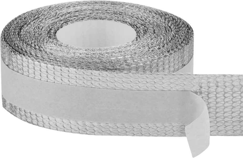 Hasır İletken Bant, 1" Genişlik, 16 Fit Uzunluk, Alüminyum, Polyester Plastik