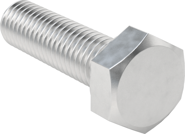Altıgen Başlı Vida, Alüminyum, M8 Diş Boyutu, 30 mm Uzunluk