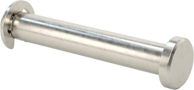 Tutma Halkası Yivli Çatal Pim, 18-8 Paslanmaz Çelik, 3/16" Çap, 1-1/8" Kullanılabilir Uzunluk