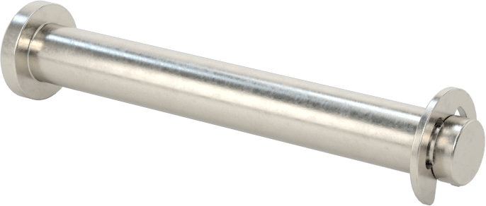 Tutma Halkası Yivli Çatal Pim, 18-8 Paslanmaz Çelik, 3/16" Çap, 1-3/8" Kullanılabilir Uzunluk