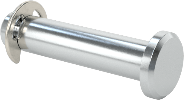 Tutma Halkası Yivli Çatal Pim, Çinko Kaplı Çelik, 3/16" Çap, 3/4" Kullanılabilir Uzunluk