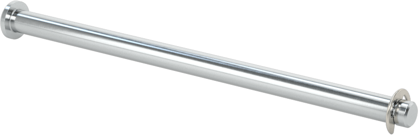 Tutma Halkası Yivli Çatal Pim, Çinko Kaplı Çelik, 3/16" Çap, 3-1/2" Kullanılabilir Uzunluk