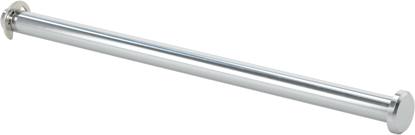 Tutma Halkası Yivli Çatal Pim, Çinko Kaplı Çelik, 3/16" Çap, 3-1/2" Kullanılabilir Uzunluk