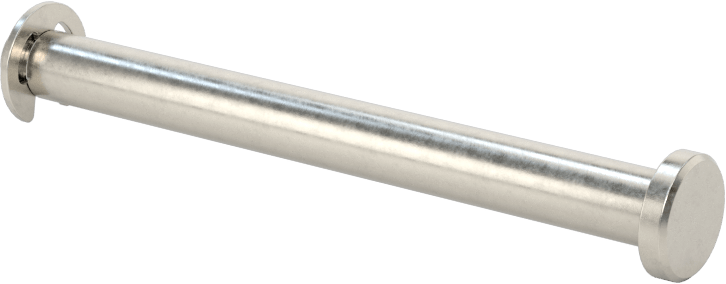 Tutma Halkası Yivli Çatal Pim, 18-8 Paslanmaz Çelik, 3/16" Çap, 1-7/8" Kullanılabilir Uzunluk