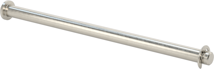 Tutma Halkası Yivli Çatal Pim, 18-8 Paslanmaz Çelik, 3/16" Çap, 3-1/2" Kullanılabilir Uzunluk