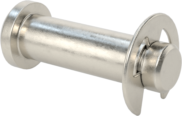 Tutma Halkası Yivli Çatal Pim, 18-8 Paslanmaz Çelik, 1/4" Çap, 3/4" Kullanılabilir Uzunluk