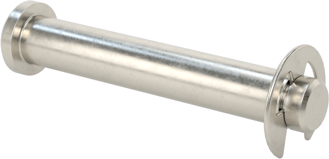 Tutma Halkası Yivli Çatal Pim, 18-8 Paslanmaz Çelik, 1/4" Çap, 1-1/2" Kullanılabilir Uzunluk
