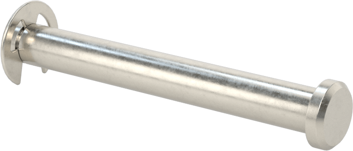 Tutma Halkası Yivli Çatal Pim, 18-8 Paslanmaz Çelik, 1/4" Çap, 2" Kullanılabilir Uzunluk