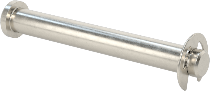 Tutma Halkası Yivli Çatal Pim, 18-8 Paslanmaz Çelik, 1/4" Çap, 2" Kullanılabilir Uzunluk