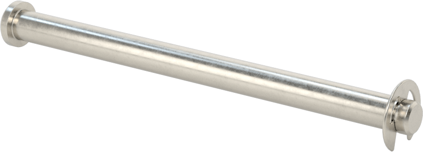 Tutma Halkası Yivli Çatal Pim, 18-8 Paslanmaz Çelik, 1/4" Çap, 3-1/2" Kullanılabilir Uzunluk