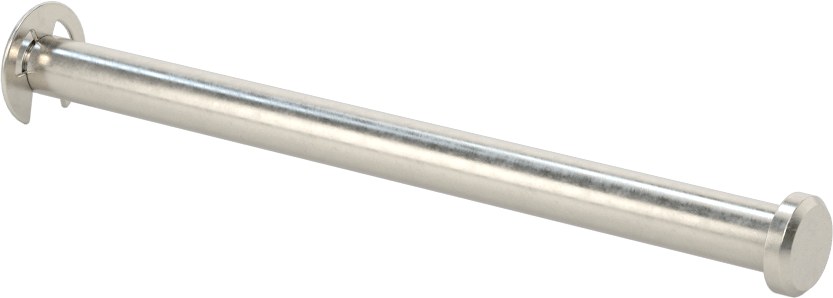 Tutma Halkası Yivli Çatal Pim, 18-8 Paslanmaz Çelik, 1/4" Çap, 3-1/2" Kullanılabilir Uzunluk