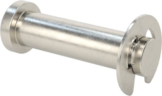 Tutma Halkası Yivli Çatal Pim, 18-8 Paslanmaz Çelik, 1/4" Çap, 7/8" Kullanılabilir Uzunluk
