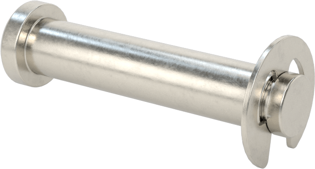 Tutma Halkası Yivli Çatal Pim, 18-8 Paslanmaz Çelik, 1/4" Çap, 1-1/8" Kullanılabilir Uzunluk