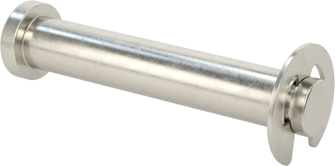 Tutma Halkası Yivli Çatal Pim, 18-8 Paslanmaz Çelik, 1/4" Çap, 1-3/8" Kullanılabilir Uzunluk