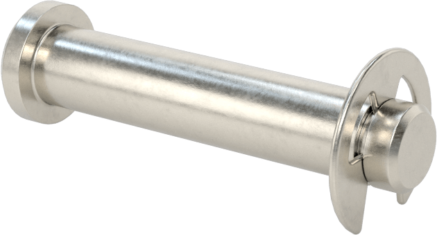 Tutma Halkası Yivli Çatal Pim, 316 Paslanmaz Çelik, 1/4" Çap, 1-1/8" Kullanılabilir Uzunluk