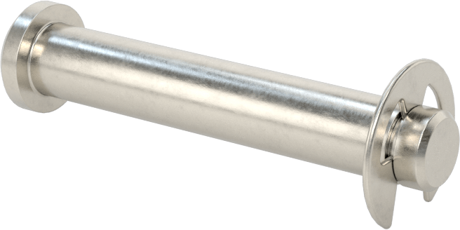 Tutma Halkası Yivli Çatal Pim, 316 Paslanmaz Çelik, 1/4" Çap, 1-3/8" Kullanılabilir Uzunluk