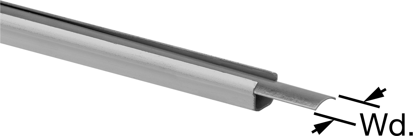 Düşük Profilli Kablo Kanalı, 3/4“ Genişlik x 17/32” Derinlik
