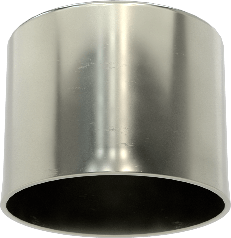 Metal Yuvarlak Kapak, 35/64" Dış Çap için, Çelik