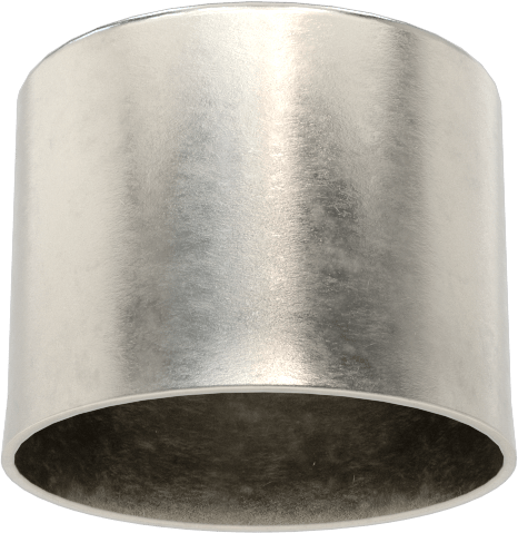 Metal Yuvarlak Kapak, 35/64" Dış Çap için, 18-8 Paslanmaz Çelik