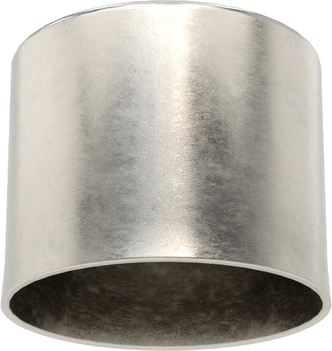 Metal Yuvarlak Kapak, 43/64" Dış Çap için, 18-8 Paslanmaz Çelik