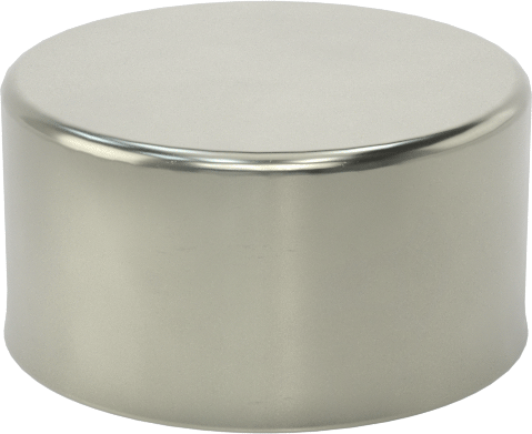 Metal Yuvarlak Kapak, 27/32" Dış Çap, Çelik