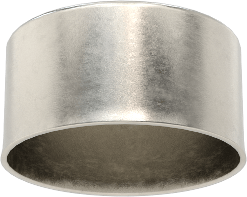 Metal Yuvarlak Kapak, 27/32" Dış Çap, 18-8 Paslanmaz Çelik