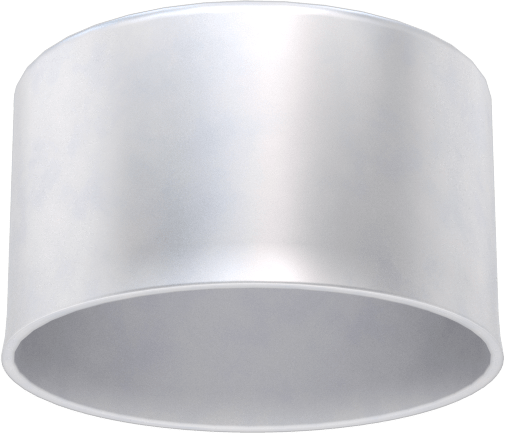 Metal Yuvarlak Kapak, 1-3/64" Dış Çap için, Alüminyum