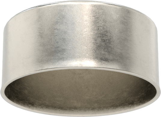 Metal Yuvarlak Kapak, 1-1/2" dış çap için, 18-8 Paslanmaz Çelik