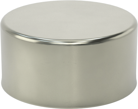 Metal Yuvarlak Kapak, 1-21/32" dış çap için, Çelik