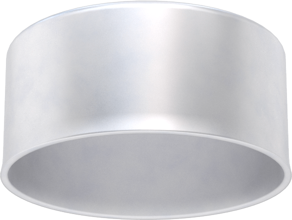 Metal Yuvarlak Kapak, 2-1/4" Dış Çap için, Alüminyum