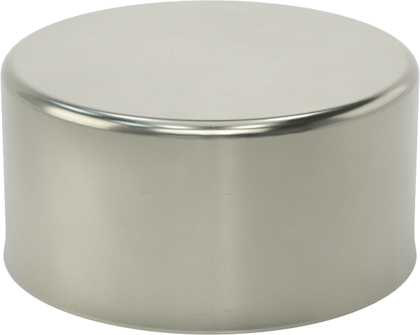 Metal Yuvarlak Kapak, 2-3/4" Dış Çap için, Çelik
