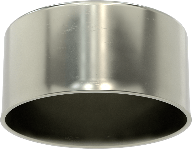 Metal Yuvarlak Kapak, 2-3/4" Dış Çap için, Çelik