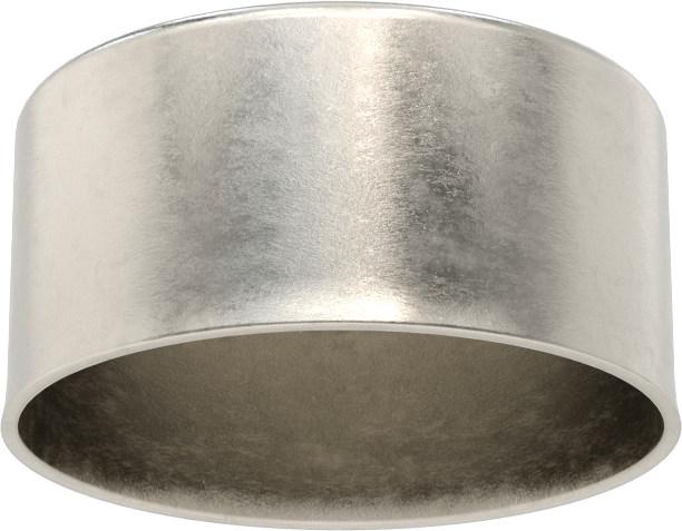 Metal Yuvarlak Kapak, 2-3/4" Dış Çap için, 18-8 Paslanmaz Çelik
