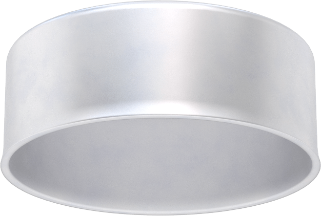 Metal Yuvarlak Kapak, 3" Dış Çap için, Alüminyum