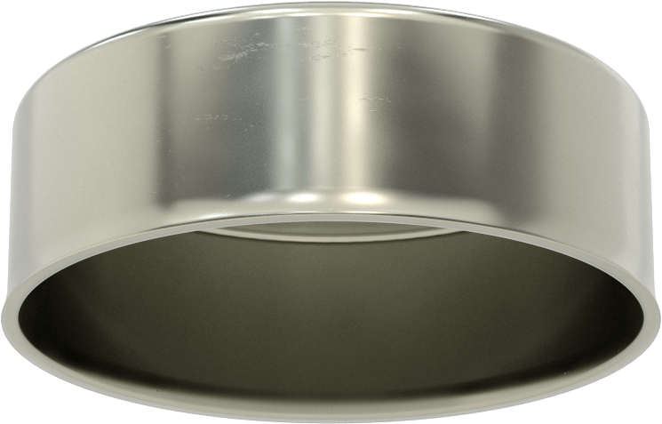 Metal Yuvarlak Kapak, 5-9/16" Dış Çap için, Çelik