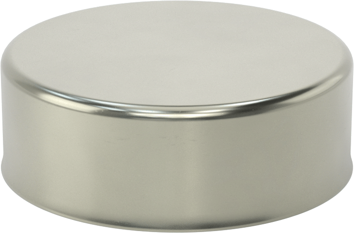 Metal Yuvarlak Kapak, 5-9/16" Dış Çap için, Çelik