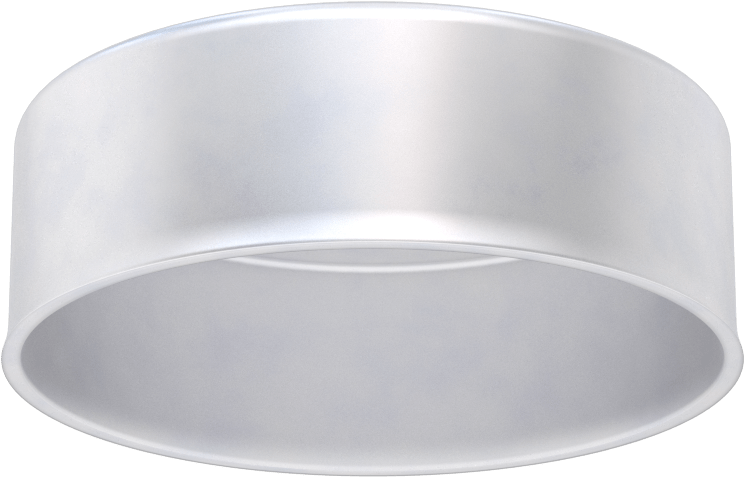 Metal Yuvarlak Kapak, 5-9/16" Dış Çap için, Alüminyum