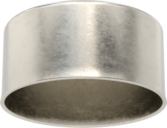 Metal Yuvarlak Kapak, 1-29/32" dış çap için, 18-8 Paslanmaz Çelik